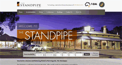 Desktop Screenshot of bookings.standpipe.com.au