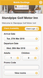 Mobile Screenshot of bookings.standpipe.com.au